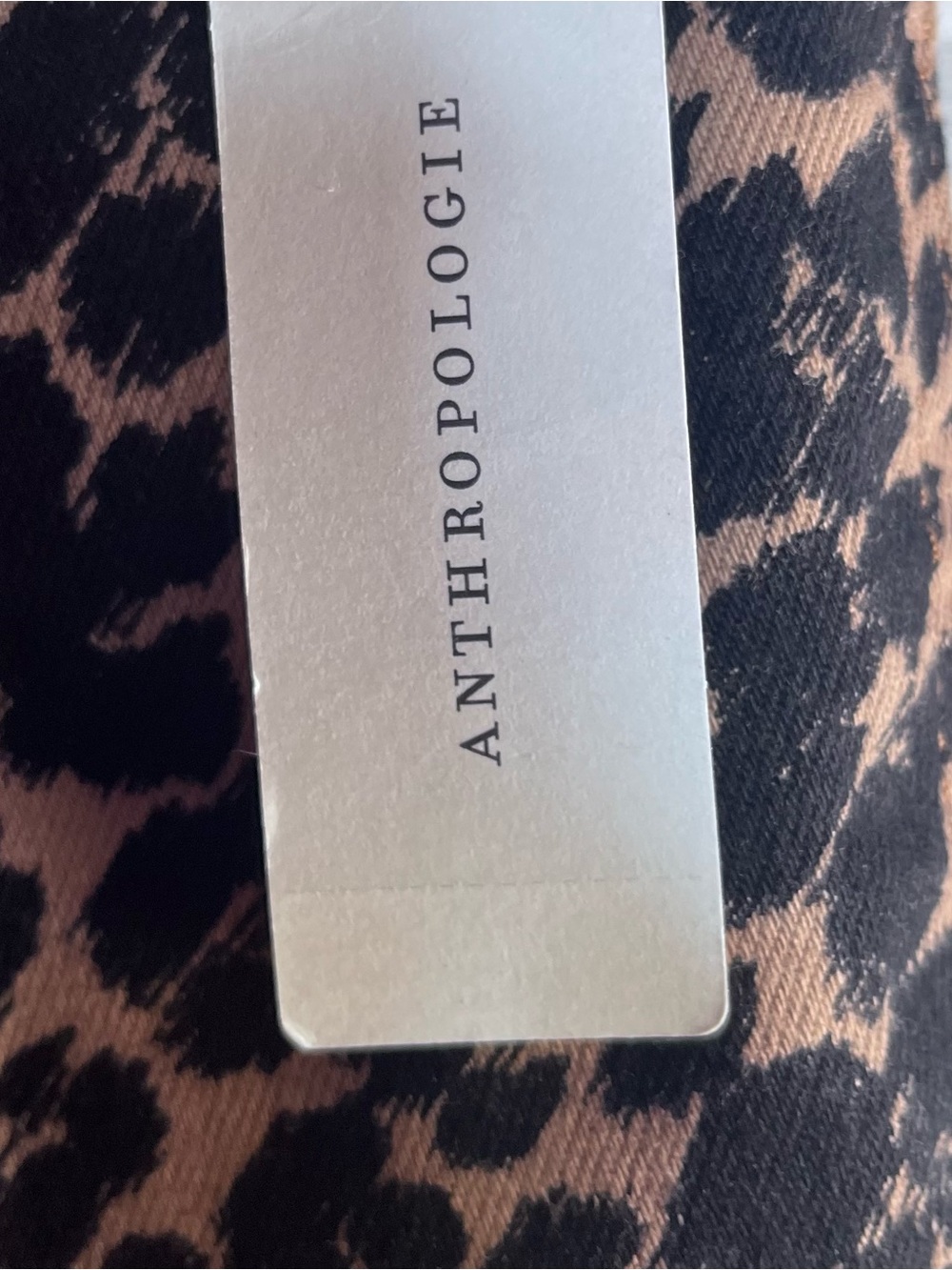 Maeve  Coquette The Colette Leopard Print Cropped Wide-Leg Pants Size 28 NWT - Picture 7 of 9